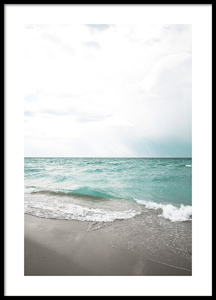 Turquoise Beach Poster nel gruppo Poster / Natura presso Desenio AB (10820)