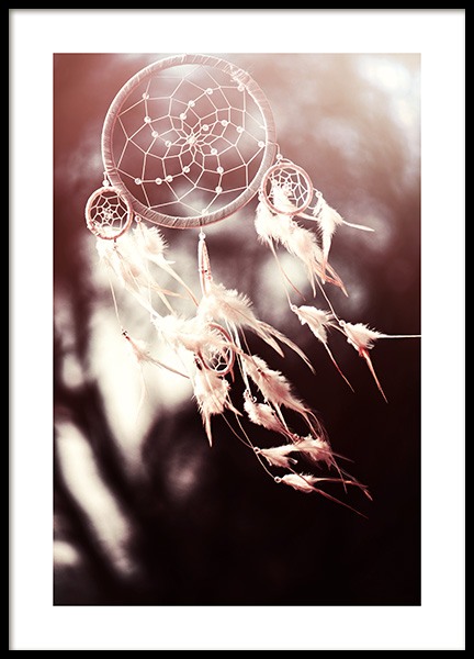 White Dreamcatcher Poster nel gruppo Poster / Fotografia presso Desenio AB (11887)