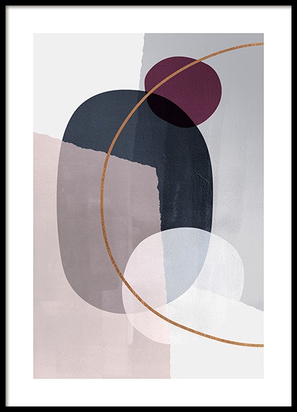 Abstract Color Blocks No2 Poster nel gruppo Poster / Arte presso Desenio AB (13227)