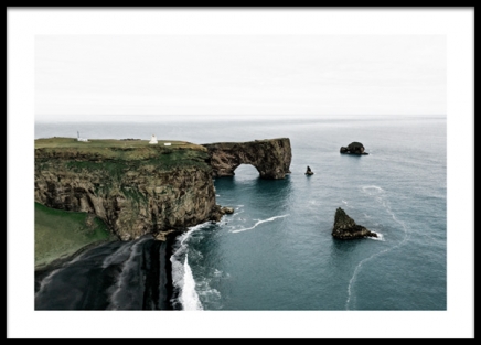 Aerial View of Dyrholaey Poster nel gruppo Poster / Natura presso Desenio AB (13378)