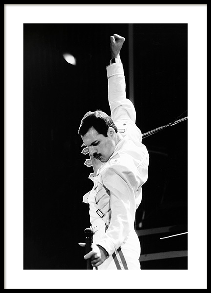 Freddie Mercury Poster nel gruppo Poster / Foto iconiche presso Desenio AB (13580)