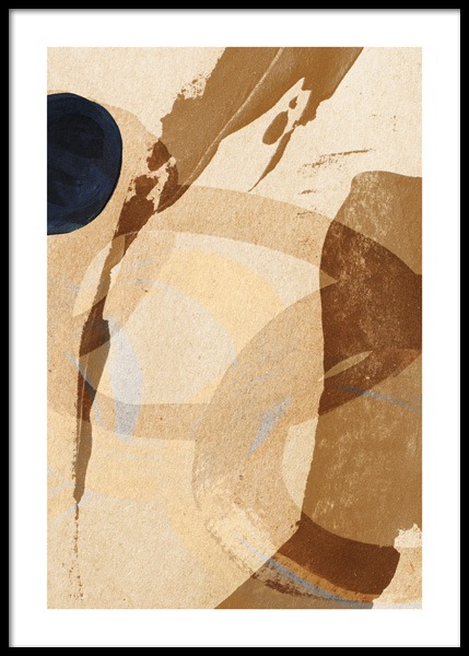 Umber Abstraction No2 Poster nel gruppo Poster / Arte presso Desenio AB (14892)