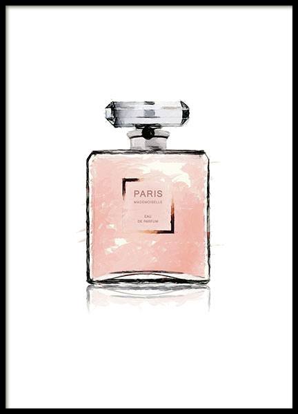 Pink Paris Perfume Poster nel gruppo Poster / Moda presso Desenio AB (7613)