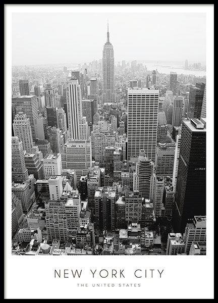 New York City Poster  nel gruppo Poster / Bianco e nero  presso Desenio AB (8120)