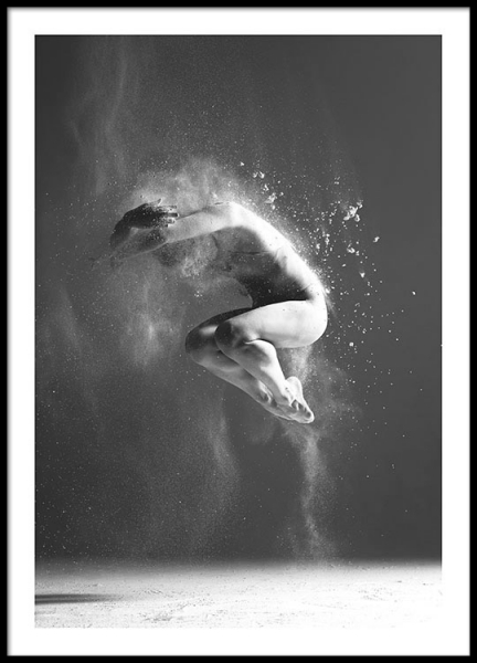 Dancer Two Poster nel gruppo Poster / Bianco e nero  presso Desenio AB (8219)