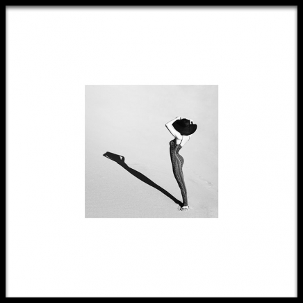 Lady Shadow Poster  nel gruppo Poster / Bianco e nero  presso Desenio AB (8912)