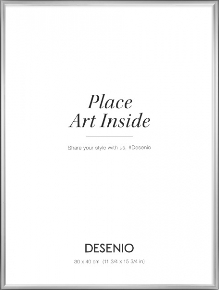 Cornice argentata, 30x40