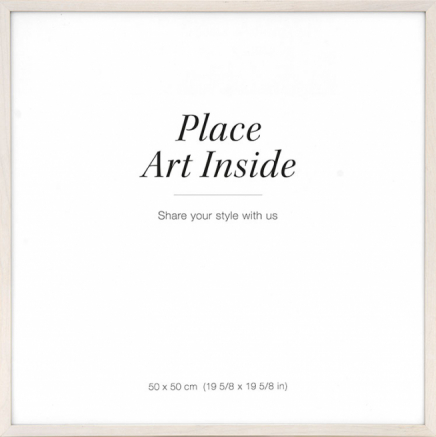 Cornice in legno chiaro, 50x50