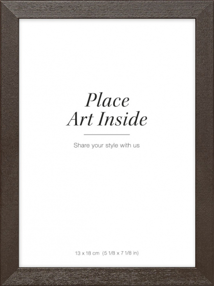 Cornice per quadri in legno scuro, 13x18
