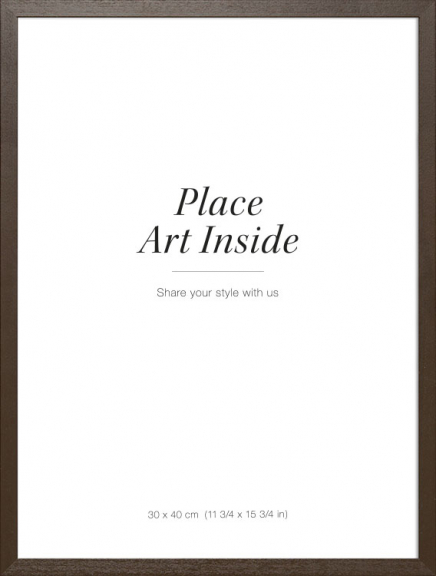 Cornice per quadri in legno scuro, 30x40