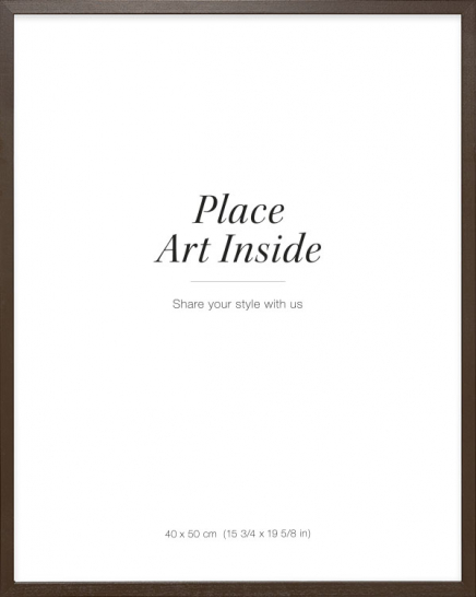 Cornice per quadri in legno scuro, 40x50