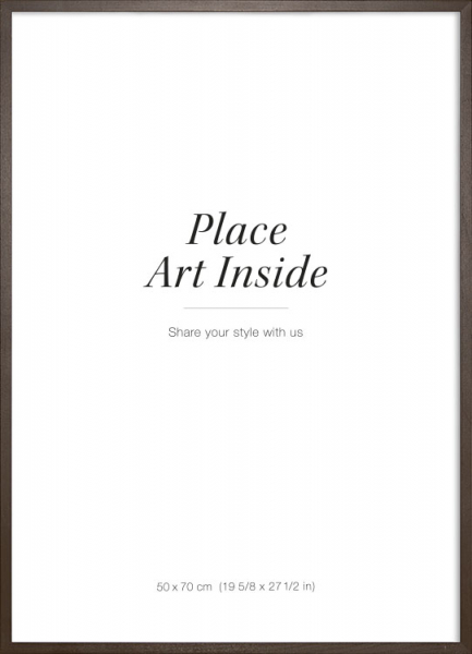 Cornice per quadri in legno scuro, 50x70