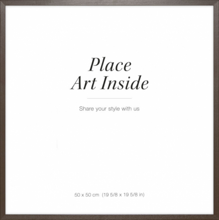 Cornice per quadri in legno scuro, 50x50