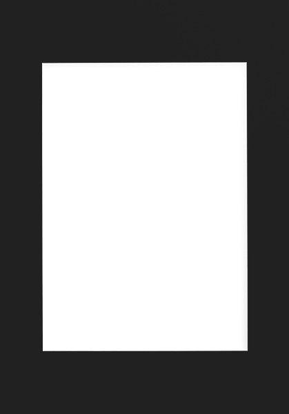 Passepartout nero 70x100