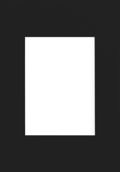 Passepartout nero 21x30