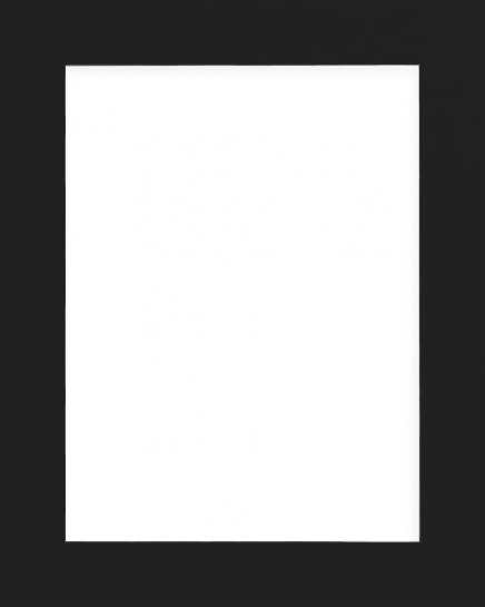 Passepartout nero 40x50