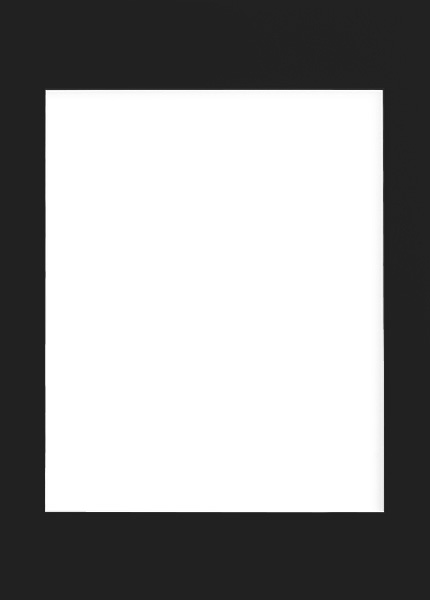 Passepartout nero 50x70