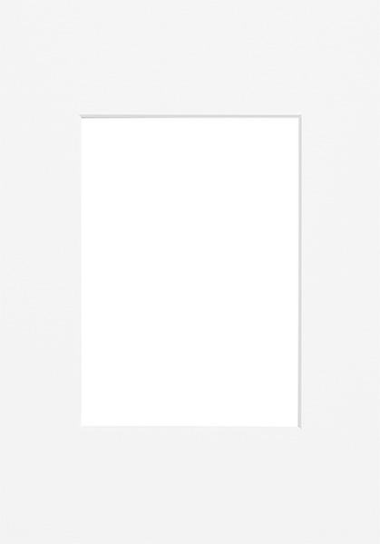 Passepartout bianco, 21x30