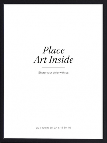 Cornice nera, 30x40