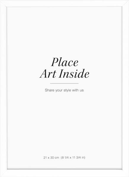 Cornice bianca 21x30