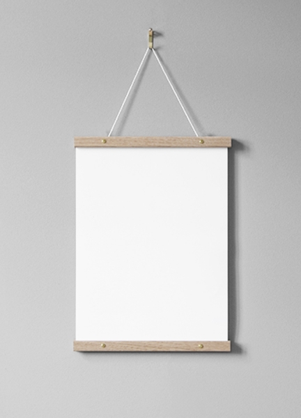 Stecche per poster rovere 31 cm, montaggio a vite nel gruppo Accessori / Stecche per poster presso Desenio AB (PHE131)