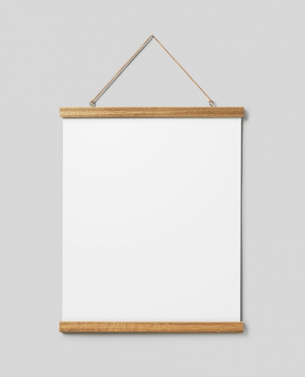 Stecche per poster rovere 41 cm, supporto magnetico nel gruppo Accessori / Stecche per poster presso Desenio AB (PHE41)