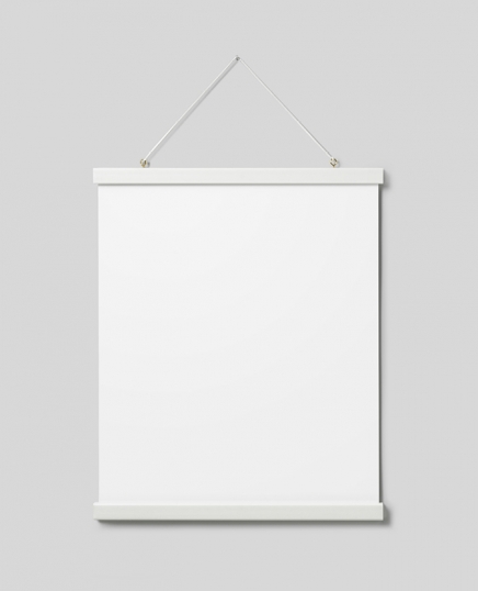 Stecche per poster bianco 41 cm, supporto magnetico
