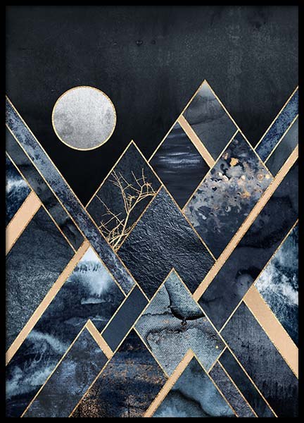 Stormy Mountains Poster nel gruppo Poster / Arte presso Desenio AB (pre0020)