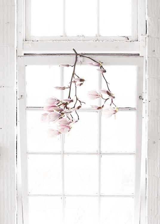 Flowers In The Window Poster
