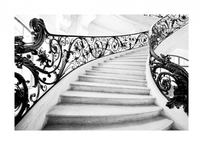 Art Nouveau Staircase Poster
