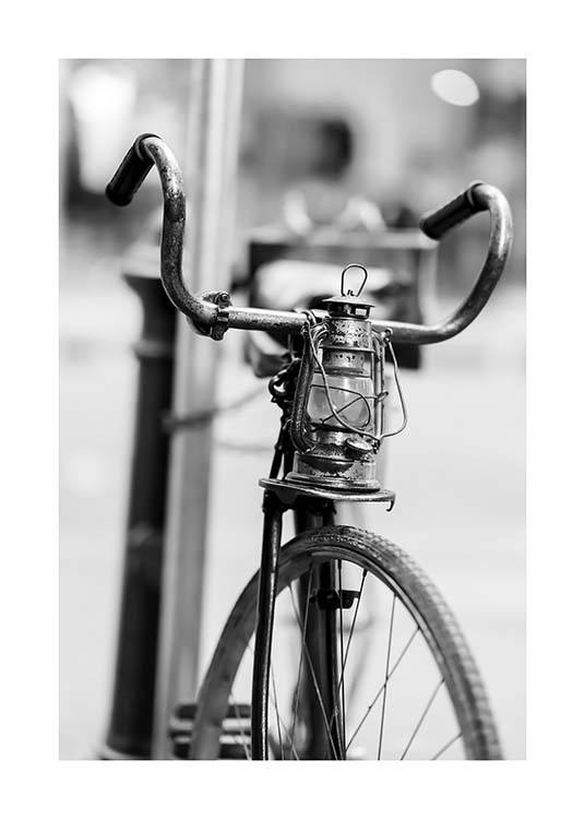 Old Bike Poster / Bianco e nero  presso Desenio AB (10549)