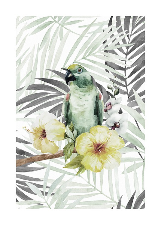 Tropical Bird No2 Poster