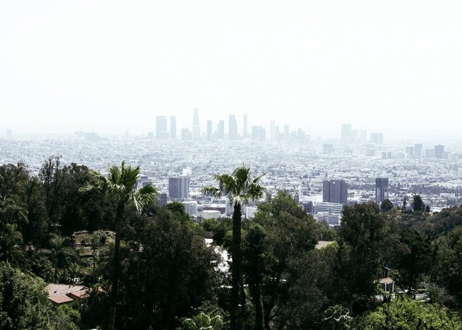 Skyline of Los Angeles Poster / 50x70 cm presso Desenio AB (10787)