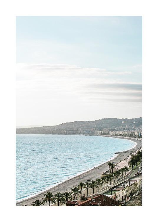 Beach View in Nice Poster / Natura presso Desenio AB (10897)
