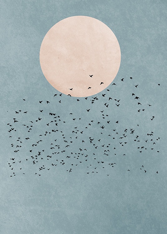 Birds Fly Away Poster