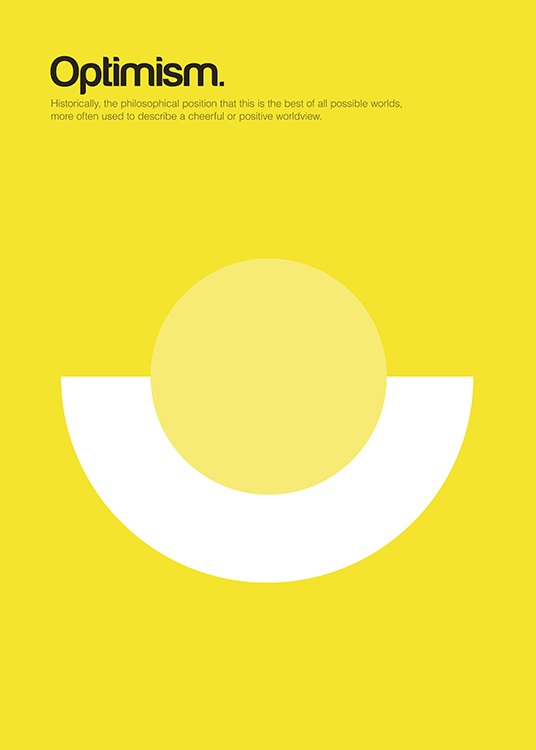 Optimism Poster / Grafica presso Desenio AB (11090)