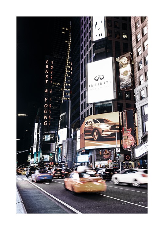 Times Square by Night Poster / Fotografia presso Desenio AB (11322)