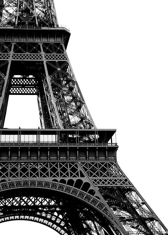 Eiffel Tower Close Up Poster