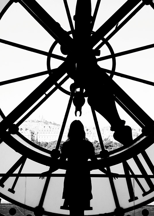 Time in Paris Poster / Bianco e nero  presso Desenio AB (11333)