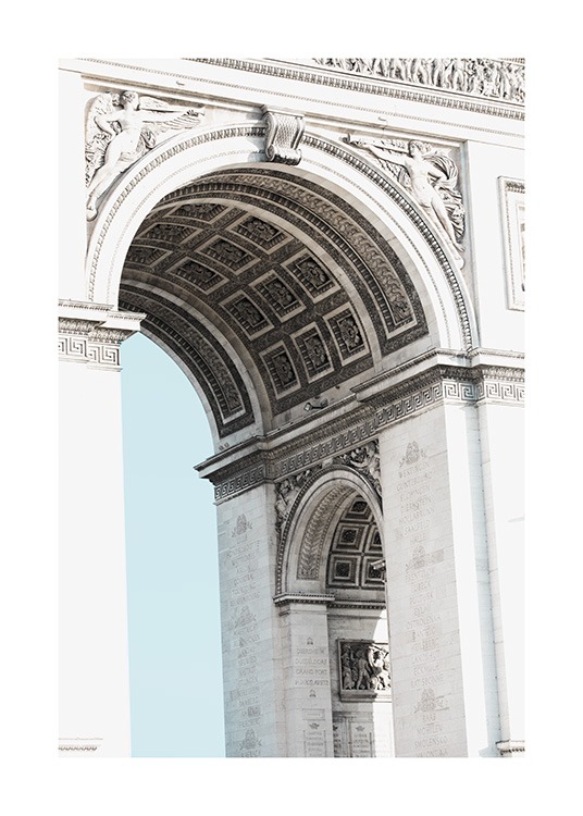 Arc de Triomphe Detail Poster / Fotografia presso Desenio AB (11335)