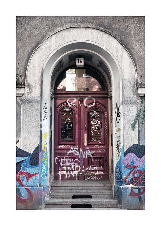 Graffiti Poster / Arte architettonica presso Desenio AB (11411)