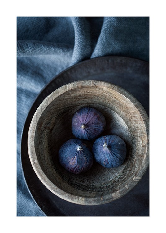 Figs on a Plate Poster