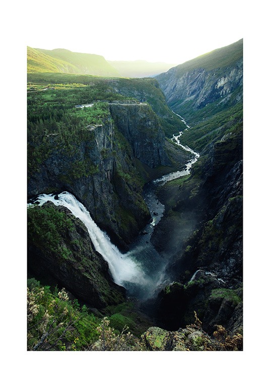 Vøringfossen Waterfall Poster / Natura presso Desenio AB (12079)