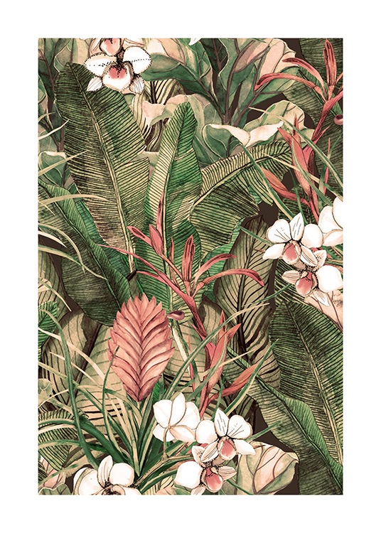 Botanical Pattern No1 Poster / Arte presso Desenio AB (12086)