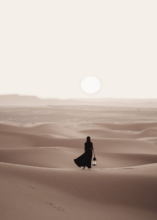 Woman in Desert Poster / Natura presso Desenio AB (12341)
