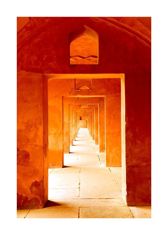 Orange Arches Poster / Fotografia presso Desenio AB (12404)