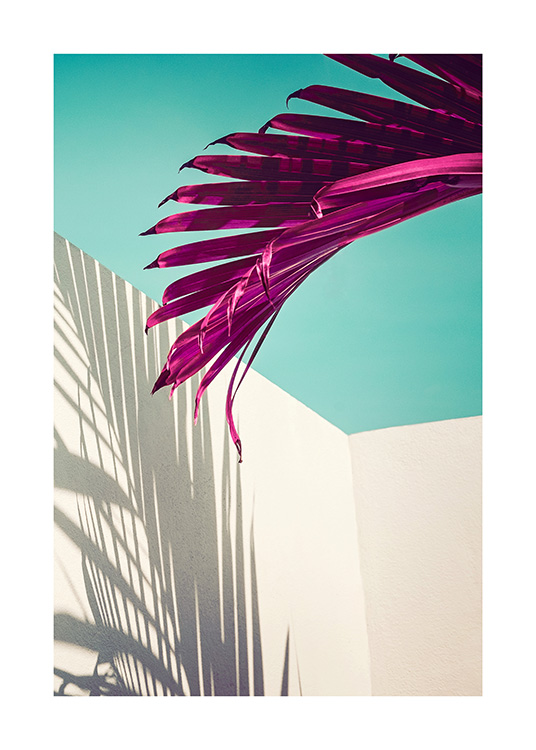 Purple Palm Leaf Poster / Fiori & Piante presso Desenio AB (12416)