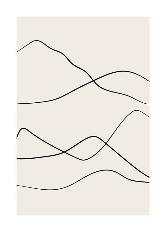 Desert Lines No2 Poster / Arte presso Desenio AB (12803)
