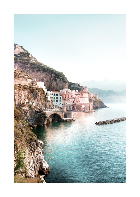 Amalfi View Poster
