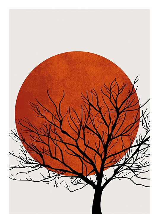Winter Sunset Poster / Natura presso Desenio AB (13752)